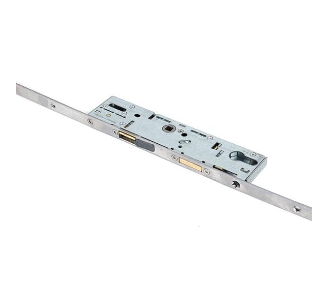 From The Anvil 91889 3-Point Hook Multipoint Door Lock (45mm Backset) - Satin Stainless Steel
