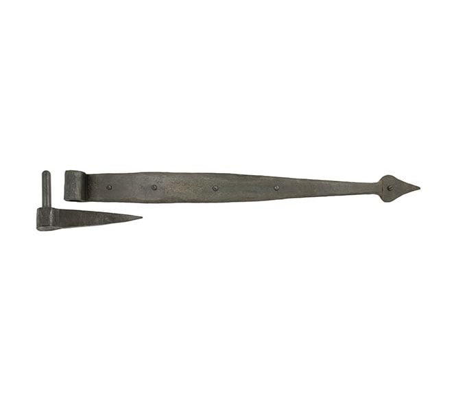 From The Anvil 91900 24'' Band & Spike Hinges  (Pair) - External Beeswax