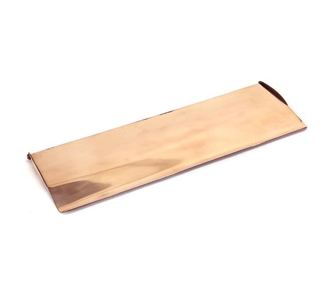 From The Anvil 91934 Period Letter Plate Tidy - Polished Bronze