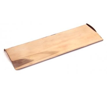 From The Anvil 91934 Period Letter Plate Tidy - Polished Bronze