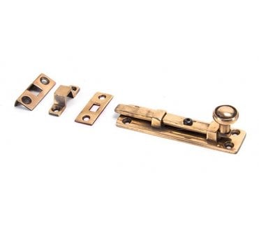From The Anvil 91935 4 Universal Knob Bolt - Polished Bronze