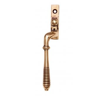 From The Anvil 91942 Reeded Espag Fastener (Locking) (Left Hand) - Polished Bronze