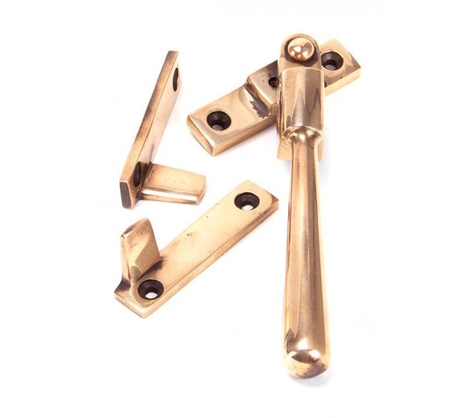 From The Anvil 91952 Locking Night Vent Newbury Window Fastener - Polished Bronze