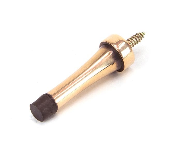 From The Anvil 91958 Period Projection Door Stop - Polished  Bronze