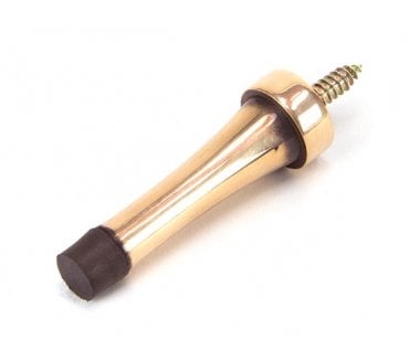 From The Anvil 91958 Period Projection Door Stop - Polished  Bronze