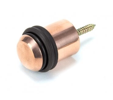 From The Anvil 91959 Period Floor Mounted Doorstop - Polished Bronze