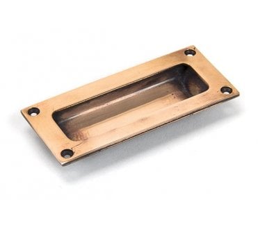 From The Anvil 91960 Period Flush Pull - Polished Bronze