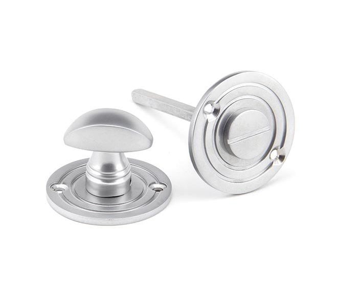 From The Anvil 91996 Round Bathroom Thumbturn - Satin Chrome