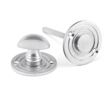 From The Anvil 91996 Round Bathroom Thumbturn - Satin Chrome