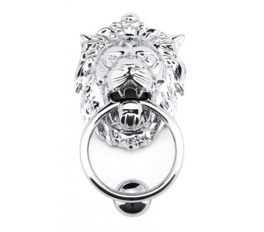 From The Anvil 91998 Lion Head Knocker - Polished Chrome