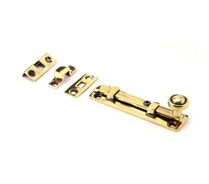 From The Anvil 92007 4 Universal Knob Bolt - Aged Brass