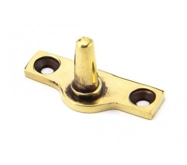 From The Anvil 92037 Period Offset Window Stay Pin - Aged Brass