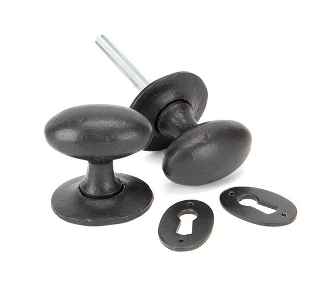 From The Anvil 92065 Oval Mortice/Rim Knob - External Beeswax