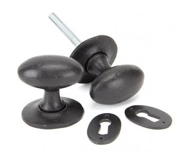 From The Anvil 92065 Oval Mortice/Rim Knob - External Beeswax