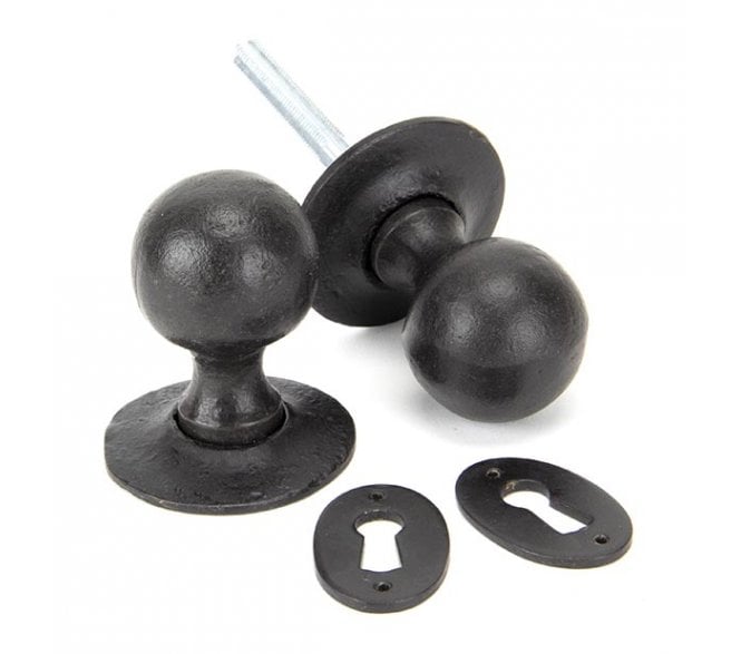 From The Anvil 92066 Ball Mortice/Rim Knob Handles - External Beeswax