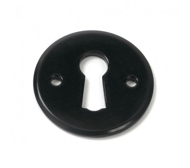 From The Anvil 92072 Regency Standard Keyhole Escutcheon - Black