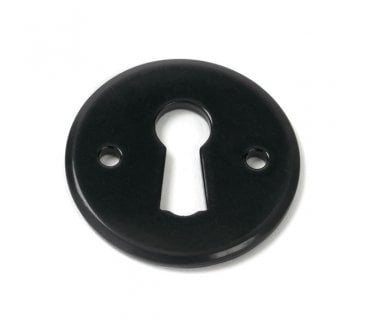 From The Anvil 92072 Regency Standard Keyhole Escutcheon - Black
