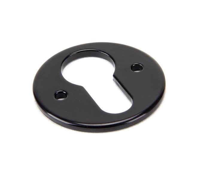 From The Anvil 92074 Regency Euro Profile Escutcheon - Black