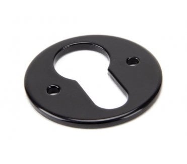 From The Anvil 92074 Regency Euro Profile Escutcheon - Black
