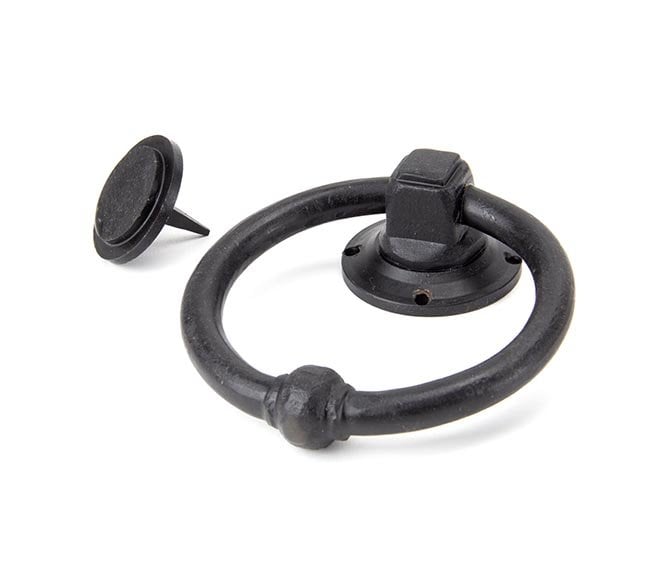 From The Anvil 92075 Regency Ring Door Knocker - External Beeswax