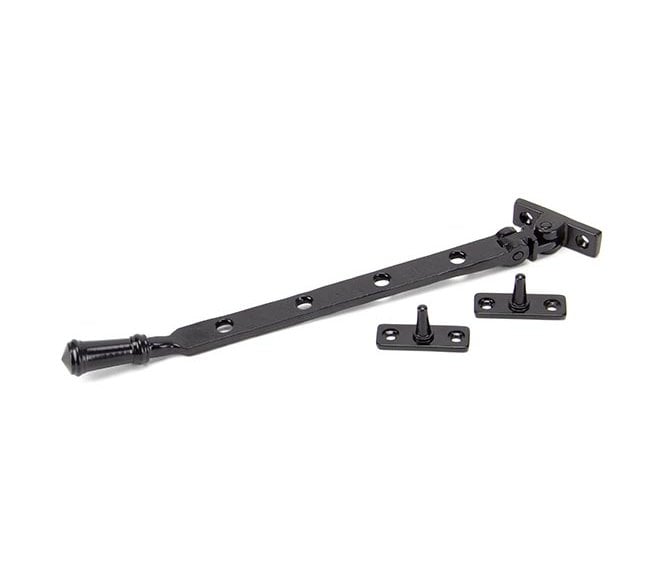 From The Anvil 92106 10 Regency Window Stay - Black