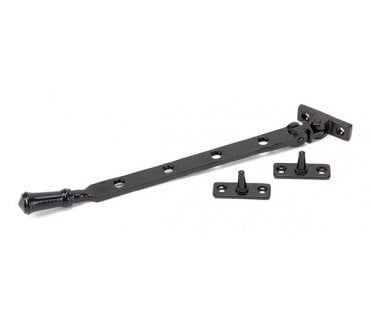 From The Anvil 92106 10 Regency Window Stay - Black