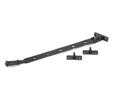 From The Anvil 92107 12 Regency Window Stay - Black