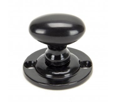 From The Anvil 92128 Oval Rack Bolt - Black