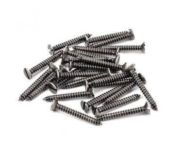 From The Anvil 92953 Pewter 8 x 1.1/4 Roundhead Screws (Pack 25)