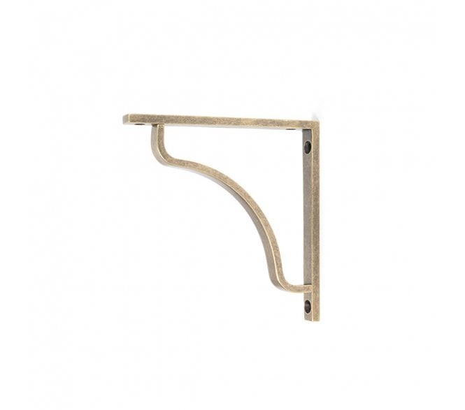 From The Anvil Abingdon Shelf Bracket - Burnished Brass