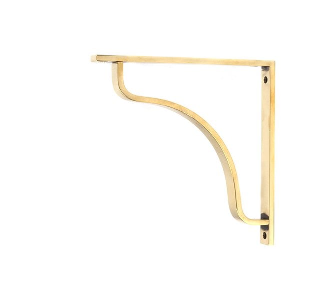 From The Anvil Abingdon Shelf Brackets - Aged Brass