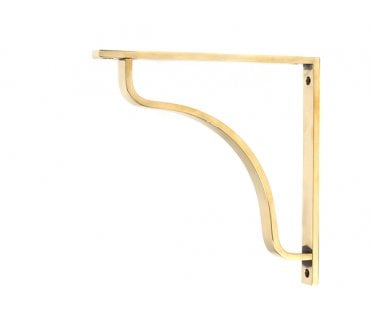 From The Anvil Abingdon Shelf Brackets - Aged Brass