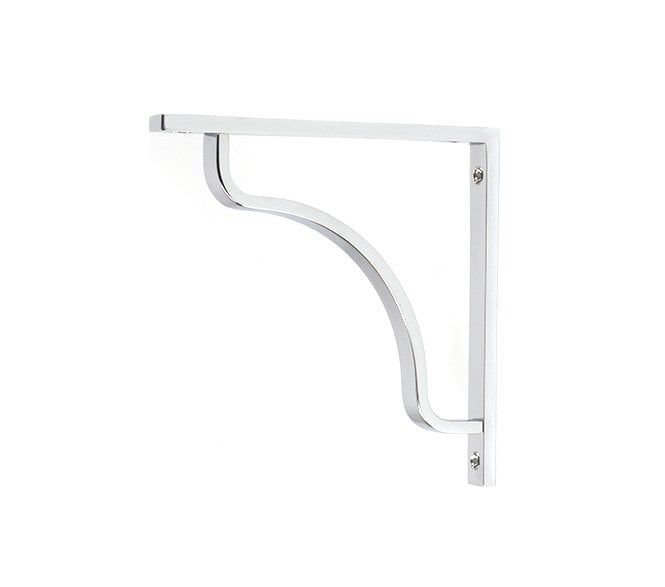 From The Anvil Abingdon Shelf Brackets - Polished Chrome