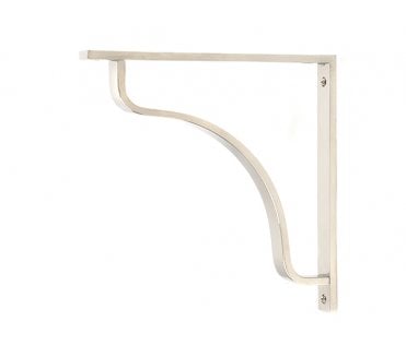 From The Anvil Abingdon Shelf Brackets - Polished Nickel