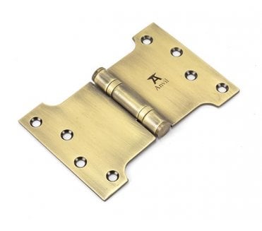 From The Anvil Aged Brass 102x102x150mm Parliament Hinge (Pair)