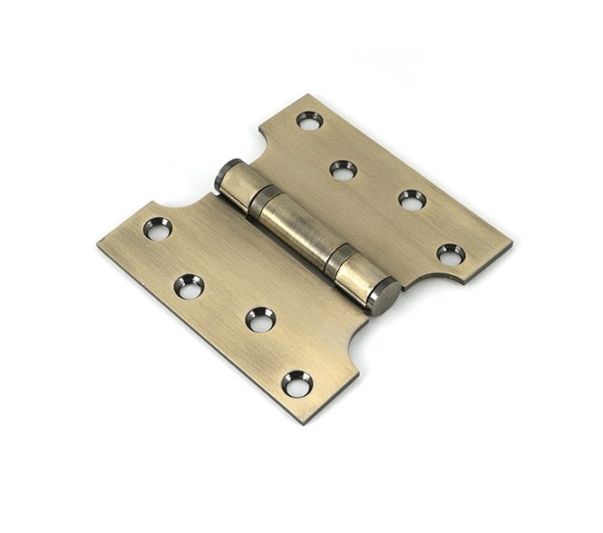 From The Anvil Aged Brass 102x65x102mm Parliament Hinge (Pair)