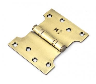 From The Anvil Aged Brass 102x75x125mm Parliament Hinge (Pair)