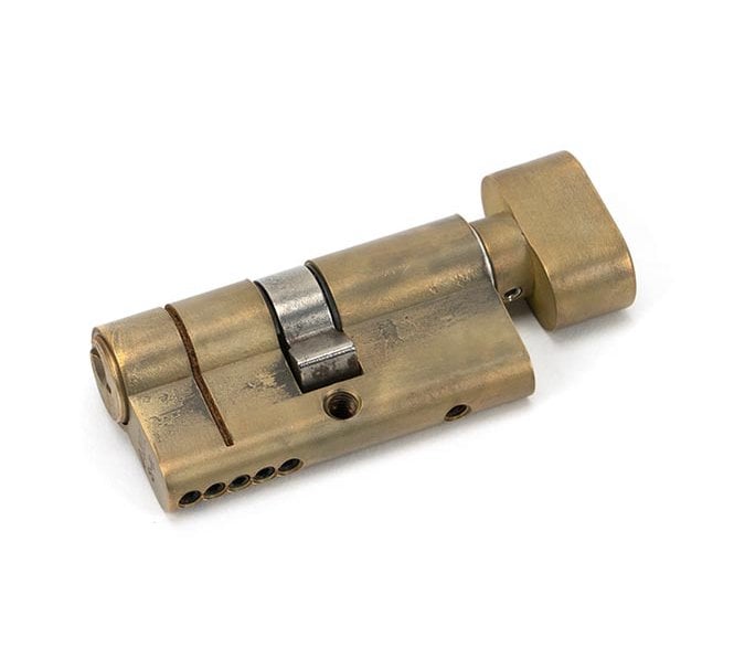 From The Anvil Aged Brass 30/30 5pin Euro Cylinder/Thumbturn