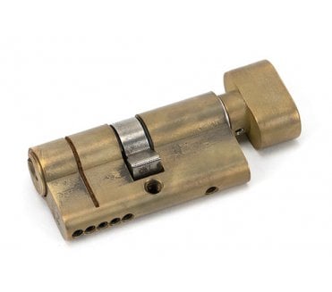 From The Anvil Aged Brass 30/30 5pin Euro Cylinder/Thumbturn