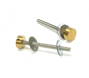 From The Anvil Aged Brass (304) 100mm Bolt Fixings for T Bar (2)