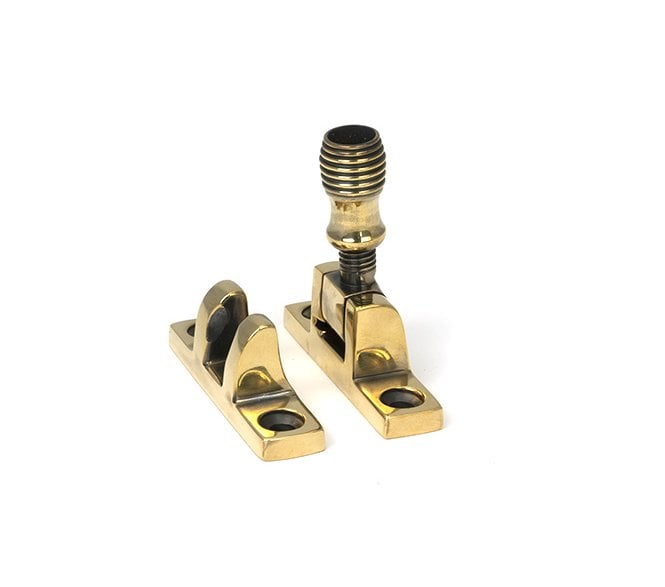 From The Anvil Aged Brass Beehive Brighton Fastener - Narrow (Square)