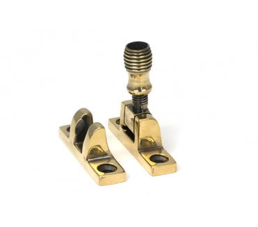 From The Anvil Aged Brass Beehive Brighton Fastener - Narrow (Square)