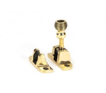 From The Anvil Aged Brass Beehive Brighton Fastener (Radiused)