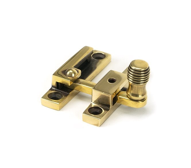 From The Anvil Aged Brass Beehive Quadrant Fastener - Narrow