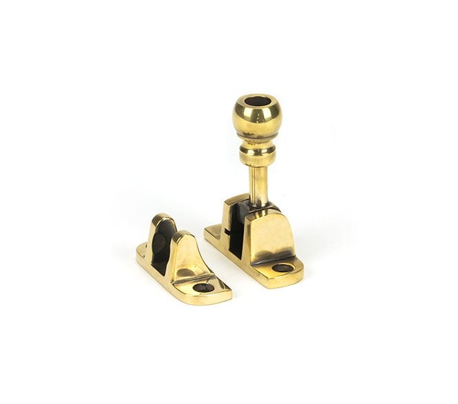 From The Anvil Aged Brass Mushroom Brighton Fastener (Radiused)