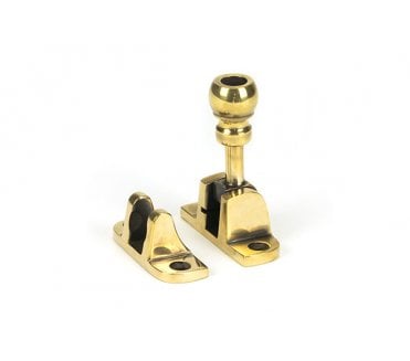 From The Anvil Aged Brass Mushroom Brighton Fastener (Radiused)