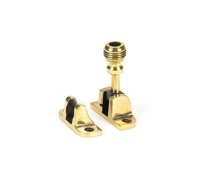 From The Anvil Aged Brass Prestbury Brighton Fastener (Radiused)