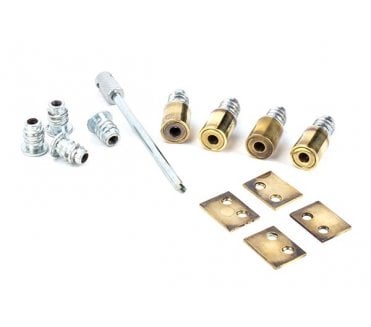 From The Anvil Aged Brass Secure Stops (Pack of 4)
