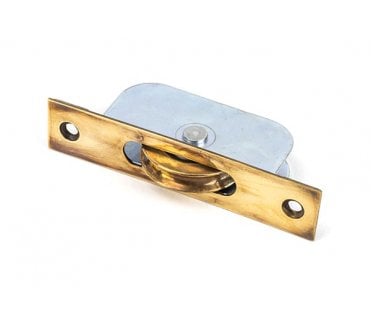 From The Anvil Aged Brass Square Ended Sash Pulley 75kg
