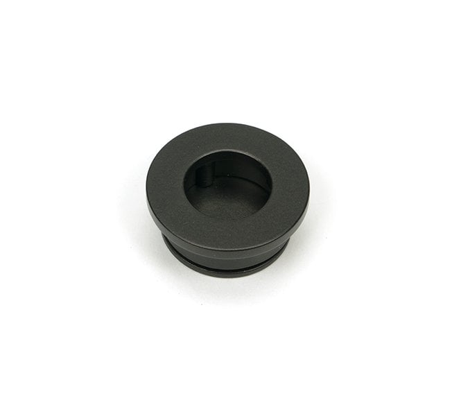 From The Anvil Aged Bronze 34mm Round Finger Edge Pull